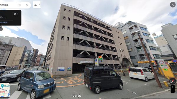熊本市役所駐車場